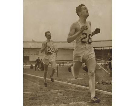 LEN EYRE 1950 (BRITISH GAMES) ATHLETICS PHOTOGRAPH