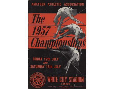 AMATEUR ATHLETIC ASSOCIATION - THE 1957 CHAMPIONSHIPS