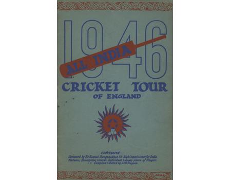 ALL INDIA CRICKET TOUR OF ENGLAND 1946