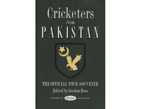CRICKETERS FROM PAKISTAN: THE OFFICIAL SOUVENIR OF THE 1954 TOUR OF ENGLAND
