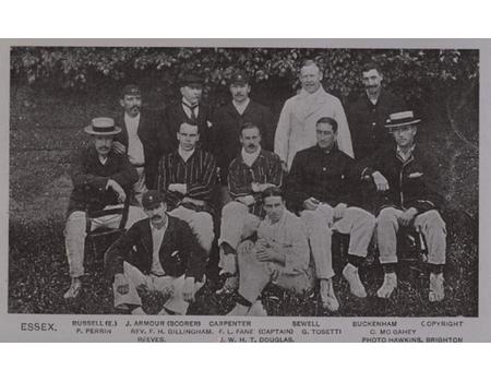 ESSEX 1904 CRICKET POSTCARD