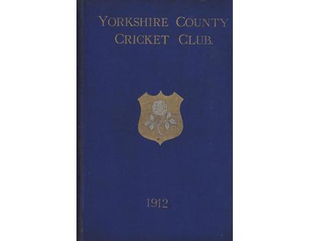 YORKSHIRE COUNTY CRICKET CLUB 1912 [ANNUAL]