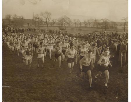 EAST LANCASHIRE CROSS-COUNTRY CHAMPIONSHIPS 1954 PHOTOGRAPH