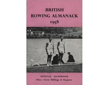THE BRITISH ROWING ALMANACK 1958
