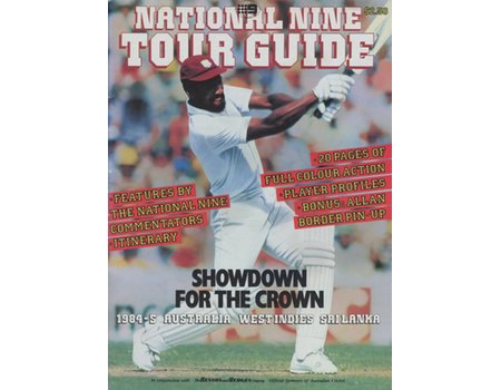 NATIONAL NINE TOUR GUIDE 1984/85