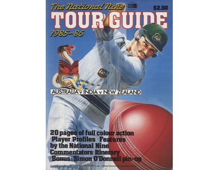 NATIONAL NINE TOUR GUIDE 1985-86