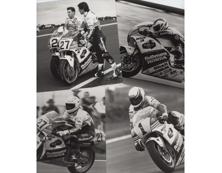 GARDNER, LAWSON & DOOHAN (ROTHMANS HONDA TEAM) 1989 MOTORCYCLING PHOTOGRAPHS