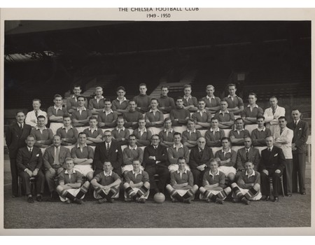 CHELSEA FOOTBALL CLUB 1949-1950 TEAM PHOTOGRAPH
