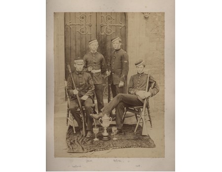 NORTH TOWN HOUSE (CLIFTON COLLEGE) SHOOTING IV 1889 PHOTOGRAPH