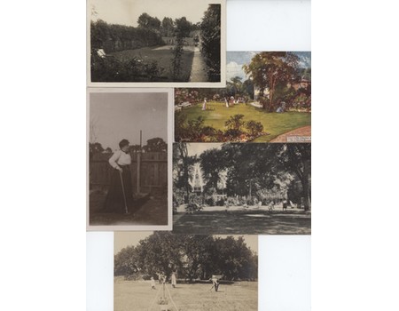 CROQUET POSTCARDS C1910-20 (8 IN TOTAL)