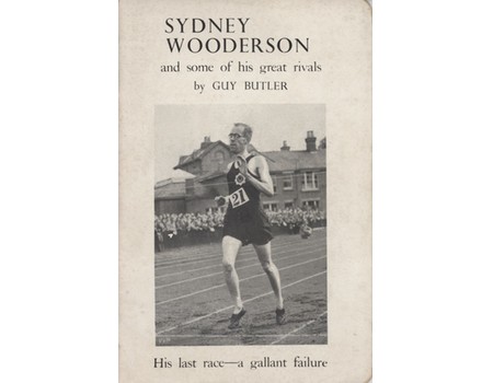 SYDNEY WOODERSON AND SOME OF HIS GREAT RIVALS