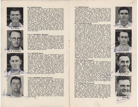 CRICKETERS FROM SOUTH AFRICA: THE OFFICIAL SOUVENIR OF THE 1955 TOUR OF ENGLAND