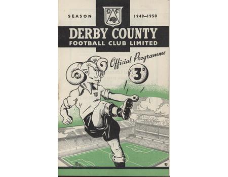 DERBY COUNTY V SUNDERLAND 1949-50 FOOTBALL PROGRAMME