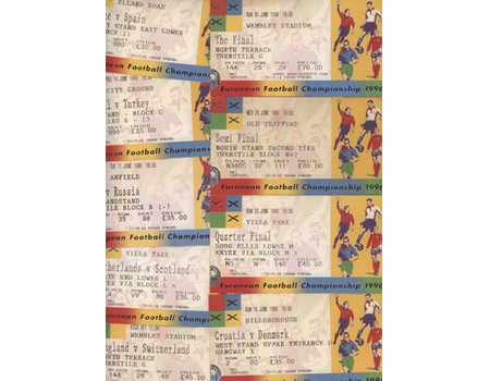 EUROPEAN FOOTBALL CHAMPIONSHIP 1996 - GROUP OF 9 TICKETS (INCLUDING FINAL)