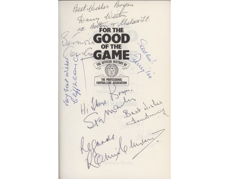 FOR THE GOOD OF THE GAME - THE OFFICIAL HISTORY OF THE PROFESSIONAL FOOTBALLERS