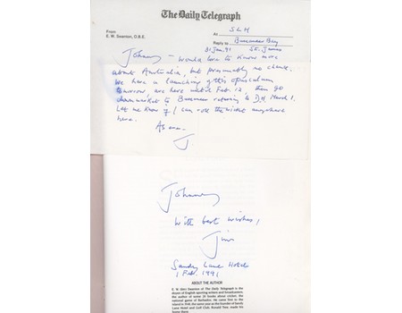 SANDY LANE BARBADOS - AN ANNIVERSARY CELEBRATION (PRESENTATION FROM SWANTON TO WOODCOCK)