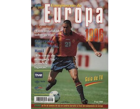 CAMPIONATO DE EUROPA 1996 - GUIA DE TV (1996 EUROPEAN FOOTBALL CHAMPIONSHIPS)