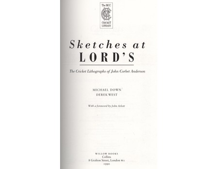 SKETCHES AT LORD