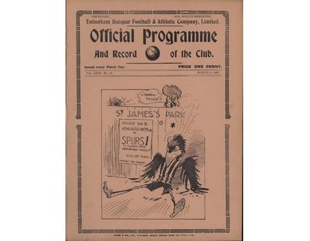 TOTTENHAM HOTSPUR V BRISTOL CITY (RESERVES) 1938-39 FOOTBALL PROGRAMME