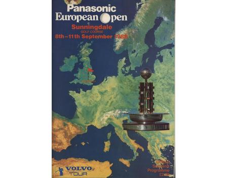 PANASONIC EUROPEAN OPEN CHAMPIONSHIP 1988 OFFICIAL GOLF PROGRAMME