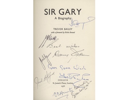 SIR GARY: A BIOGRAPHY (MULTI SIGNED)