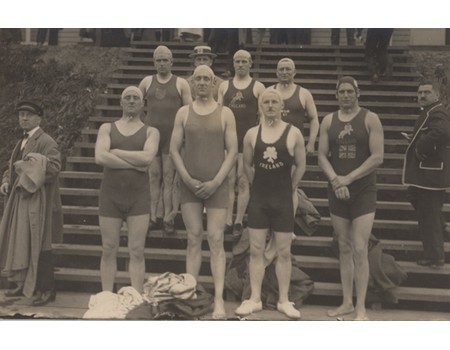 ANTWERP OLYMPIC GAMES 1920 (GREAT BRITAIN WATER POLO TEAM) POSTCARD