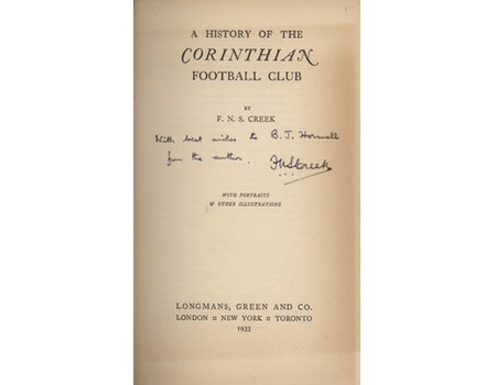 A HISTORY OF THE CORINTHIAN FOOTBALL CLUB
