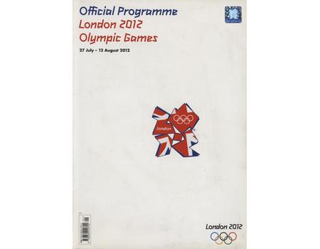OFFICIAL PROGRAMME - LONDON 2012 OLYMPIC GAMES