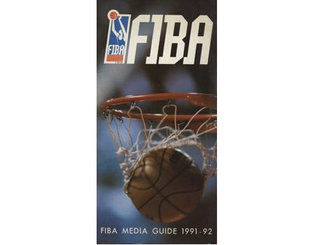 FIBA MEDIA GUIDE 1991-92 (INTERNATIONAL BASKETBALL FEDERATION)