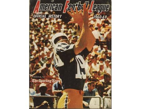 AMERICAN FOOTBALL LEAGUE - OFFICIAL HISTORY 1960-1969