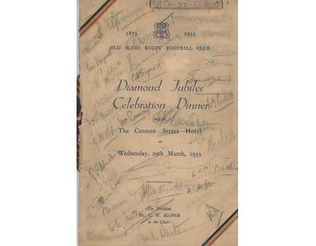 OLD BLUES RUGBY FOOTBALL CLUB (CHRIST