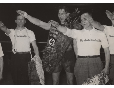 ARNO KOLBLIN 1937 NEW EUROPEAN HEAVYWEIGHT CHAMPION BOXING PHOTOGRAPH