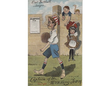FOOTBALL CARTOON POSTCARD