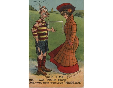 FOOTBALL CARTOON POSTCARD