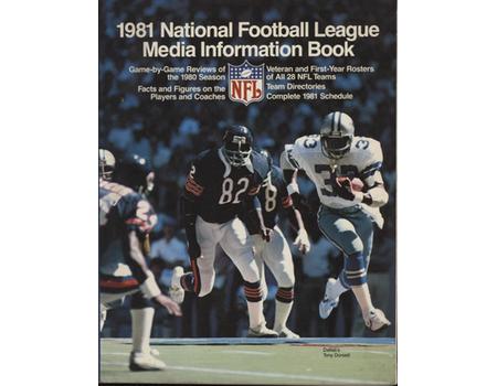 NATIONAL FOOTBALL LEAGUE 1981 MEDIA INFORMATION BOOK