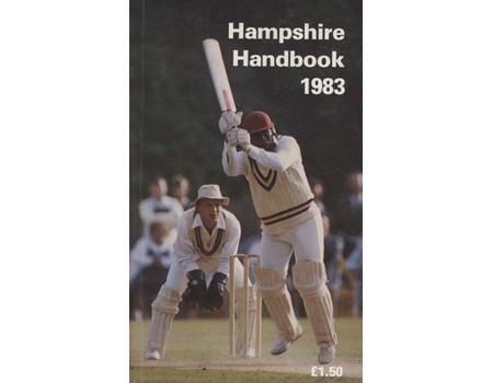 HAMPSHIRE COUNTY CRICKET CLUB ILLUSTRATED HANDBOOK 1983