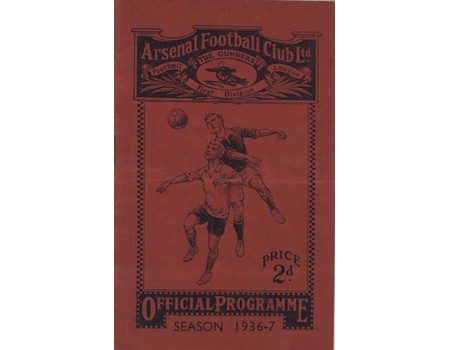 ENGLAND V HUNGARY 1936 FOOTBALL PROGRAMME (ENGLAND WIN 6-2)