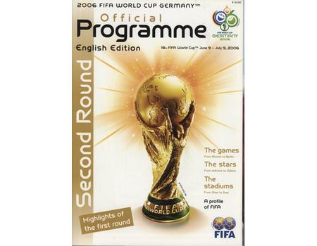 2006 FIFA WORLD CUP GERMANY - OFFICIAL PROGRAMME (SECOND ROUND)