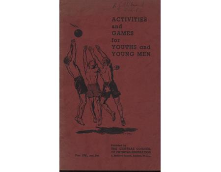 ACTIVITIES AND GAMES FOR YOUTHS AND YOUNG MEN