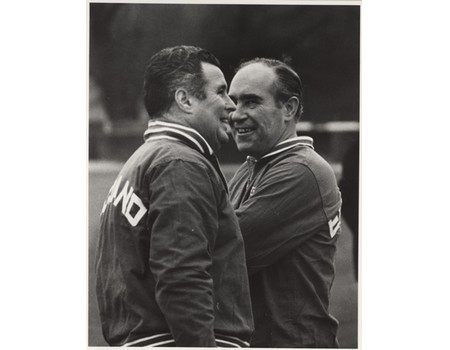 ALF RAMSEY & HAROLD SHEPHERDSON 1966 FOOTBALL PHOTOGRAPH