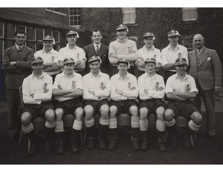 ENGLAND 1948 (V WALES) FOOTBALL TEAM PHOTOGRAPH