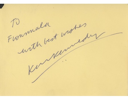 KEN KENNEDY (IRELAND) RUGBY UNION AUTOGRAPH