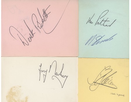 SHOWJUMPING AUTOGRAPHS 1974 - NEWBERY, PRITCHARD, RICKETTS ETC.