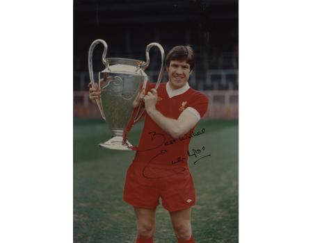 EMLYN HUGHES (LIVERPOOL) SIGNED PHOTOGRAPH 