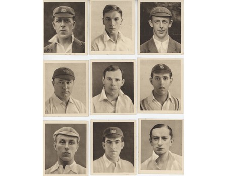 FAMOUS CRICKETERS 1924 (R & J HILL) CIGARETTE CARDS - SET OF 50