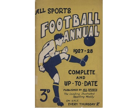 ALL SPORTS FOOTBALL ANNUAL 1927-28
