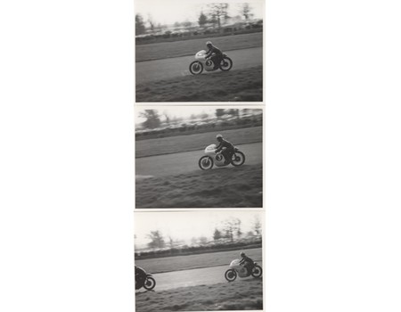 PHIL READ 1961 (OULTON PARK) MOTOR CYCLING PHOTOGRAPHS (X3)