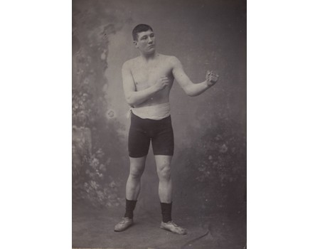 BEN TAYLOR (THE WOOLWICH INFANT) BOXING PHOTOGRAPH
