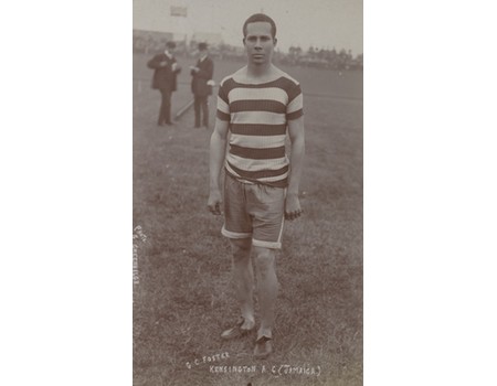 G.C. FOSTER (JAMAICAN SPRINTER & CRICKETER) ATHLETIC POSTCARD