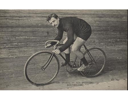 BOUTEILLER (FRANCE) 1909 CYCLING POSTCARD